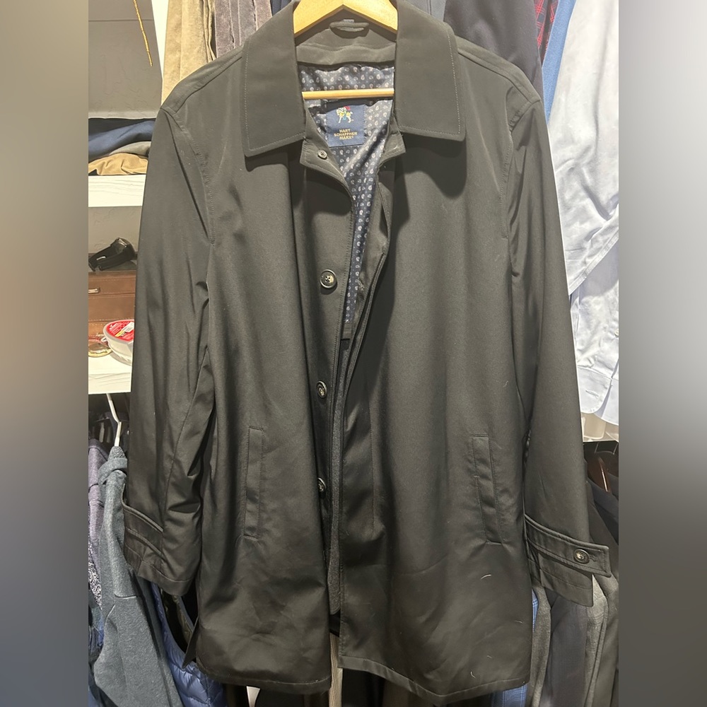 Hart Schaffer Marx black top coat